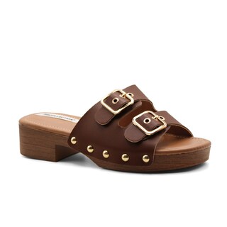 Foto 1 | Sandalias de Piso RB Collection Café para Mujer