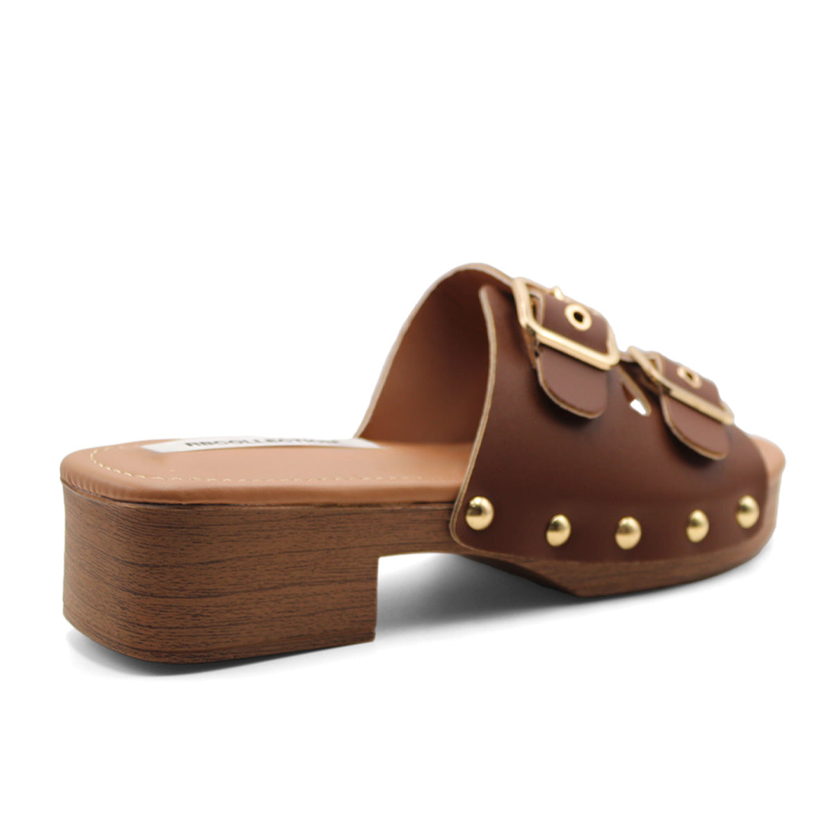 Foto 4 pulgar | Sandalias de Piso RB Collection Café para Mujer