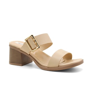 Foto 1 | Sandalia Con Tacon Color Beige Para Mujer De Rbcollection