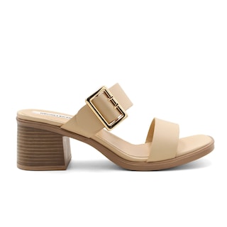Foto 2 | Sandalia Con Tacon Color Beige Para Mujer De Rbcollection