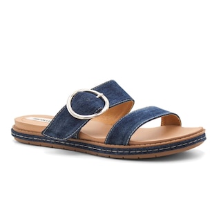 Foto 1 | Sandalias de Piso RB Collection Azules para Mujer