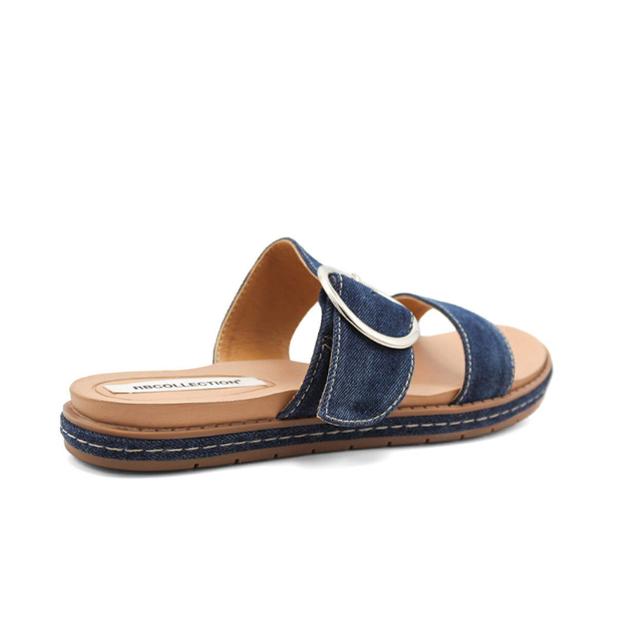 Foto 4 pulgar | Sandalias de Piso RB Collection Azules para Mujer