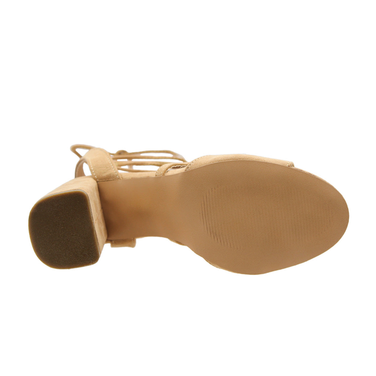 Foto 5 pulgar | Sandalia con Tacón RB Collection Camel para Mujer