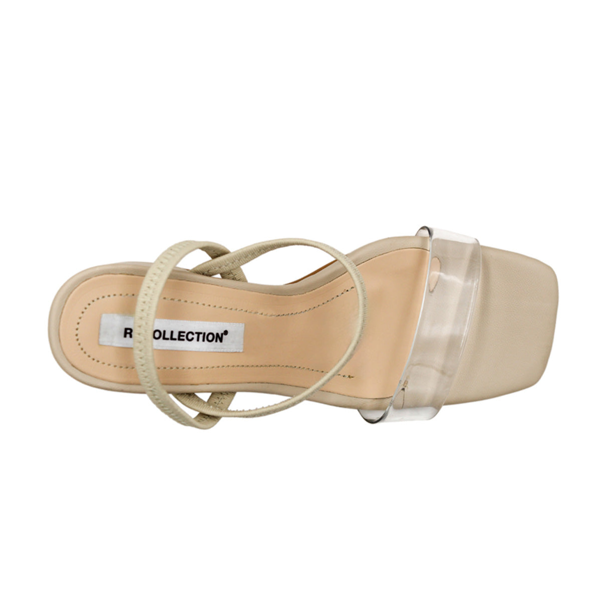 Foto 5 | Sandalia Con Tacon  Color Beige  Para Mujer De Rbcollection