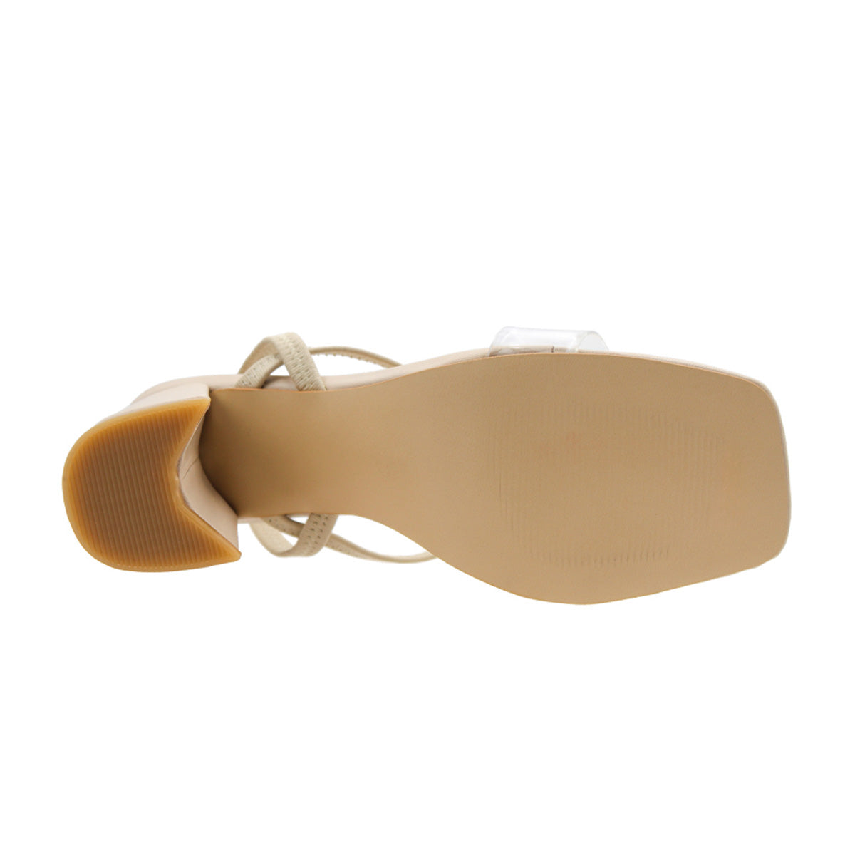 Foto 7 pulgar | Sandalia Con Tacon  Color Beige  Para Mujer De Rbcollection