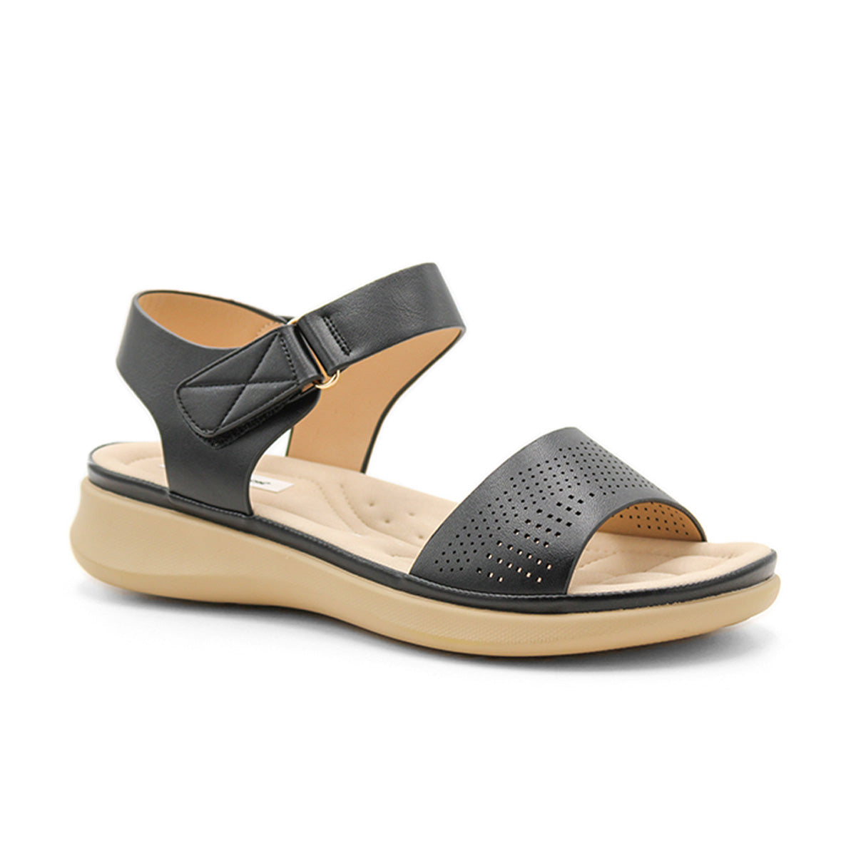 Sandalias De Piso  Color Negro Para Mujer De Rbcollection