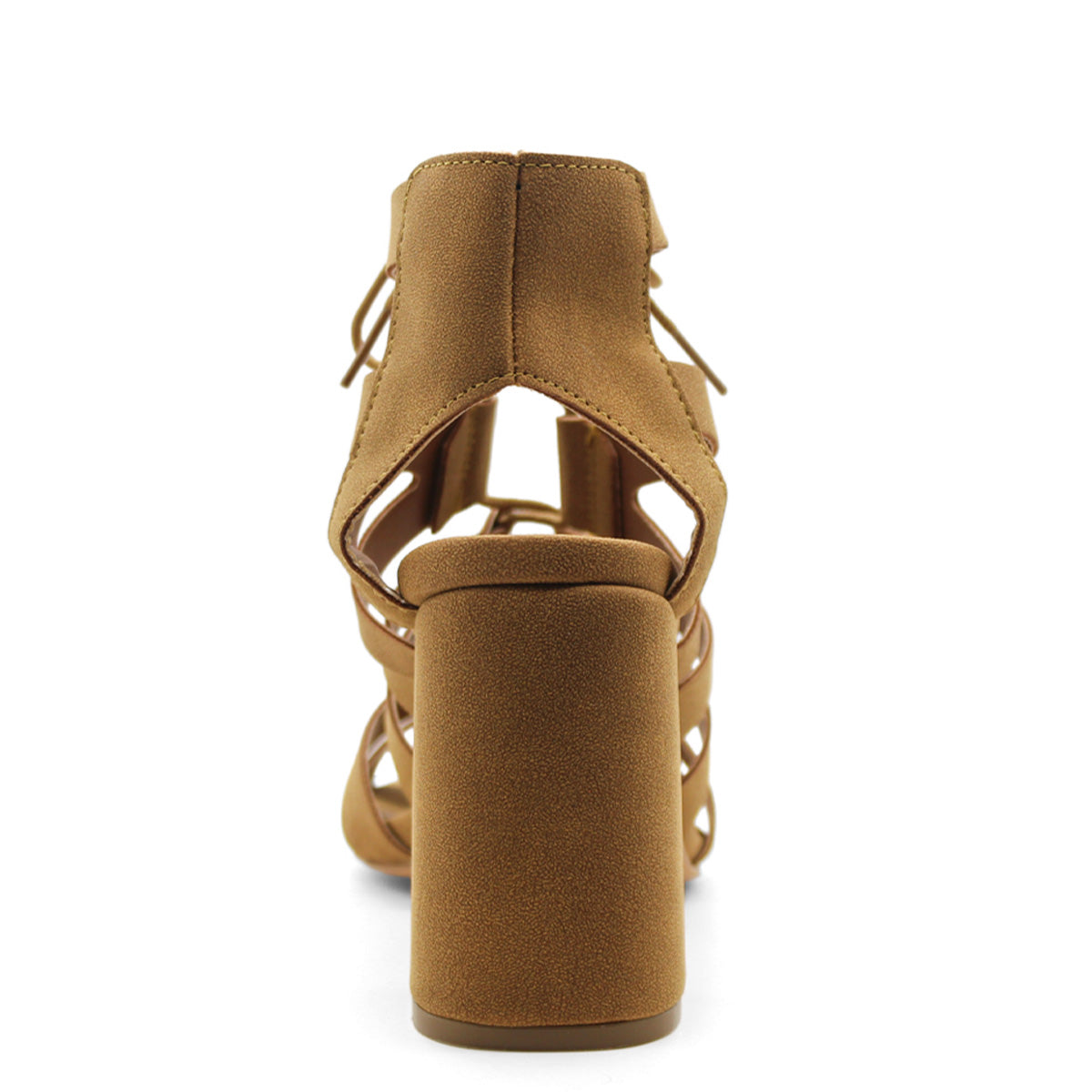 Foto 5 pulgar | Sandalia Con Tacon  Color Camel Para Mujer De Rbcollection