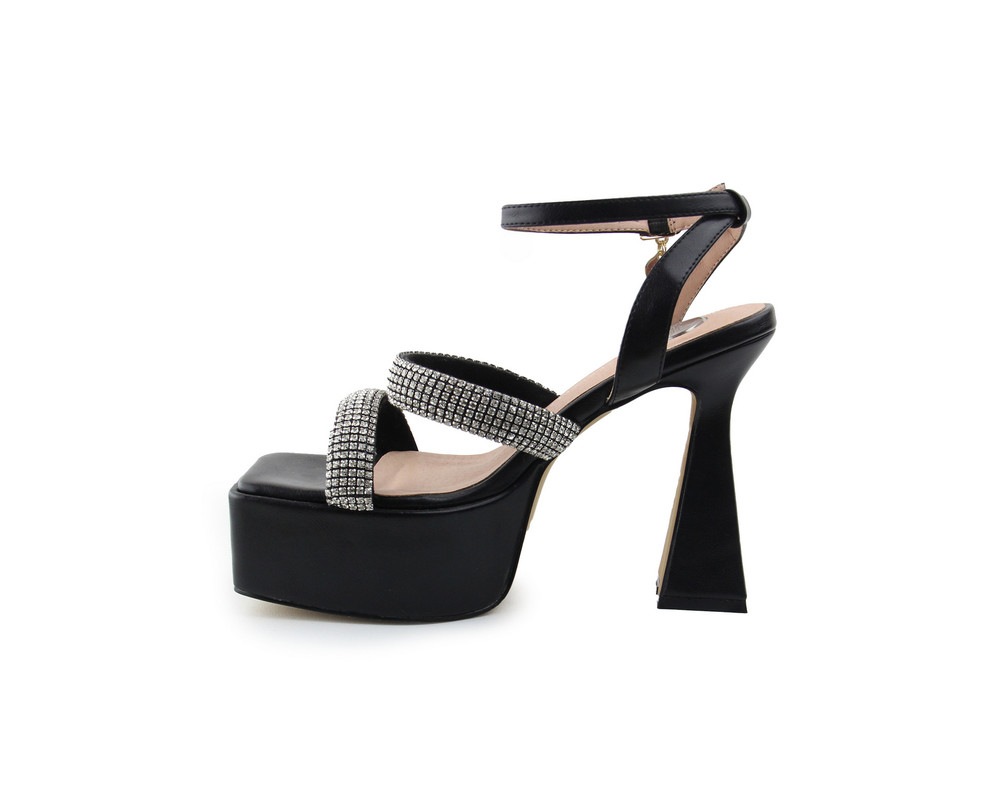 Foto 5 | Sandalia Para Mujer Lob Footwear Pu Negro 92404089