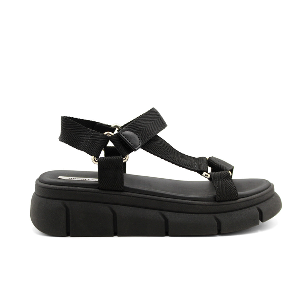 Foto 2 | Sandalias De Piso  Color Negro Para Mujer De Rbcollection