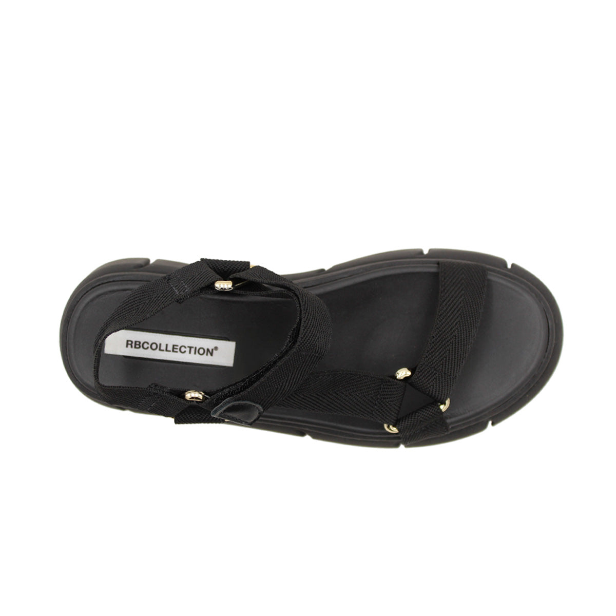 Foto 6 pulgar | Sandalias De Piso  Color Negro Para Mujer De Rbcollection