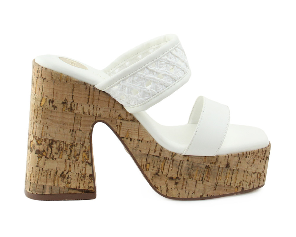 Foto 2 | Sandalia Lob Footwear Pu Blancas para Mujer