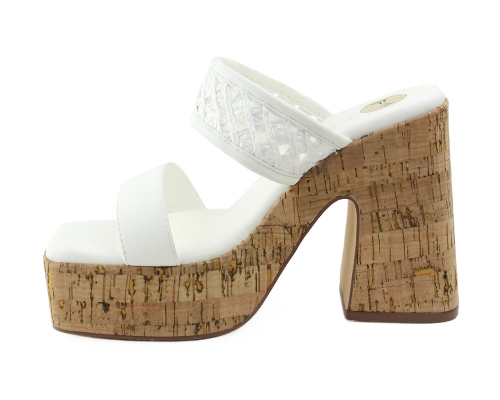 Foto 5 | Sandalia Lob Footwear Pu Blancas para Mujer