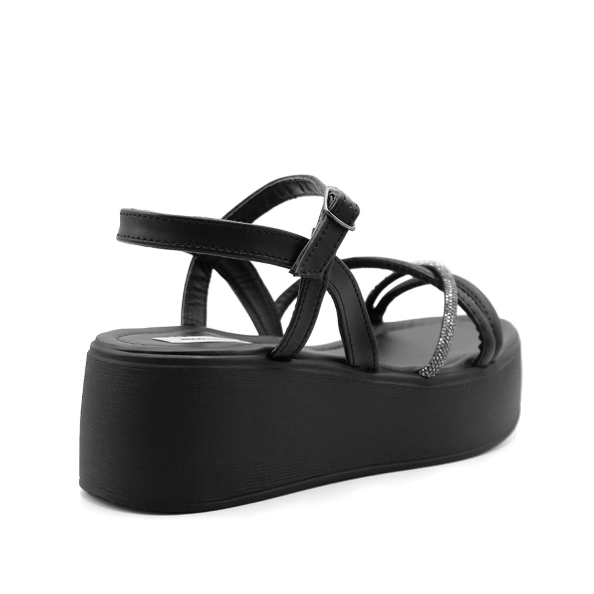 Foto 4 pulgar | Sandalias De Piso  Color Negro Para Mujer De Rbcollection