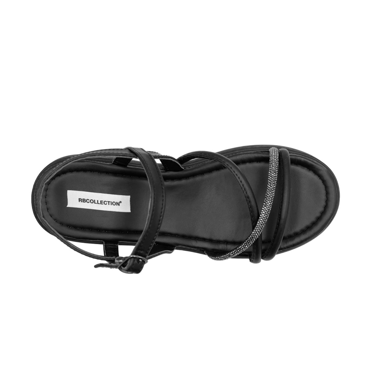 Foto 6 pulgar | Sandalias De Piso  Color Negro Para Mujer De Rbcollection