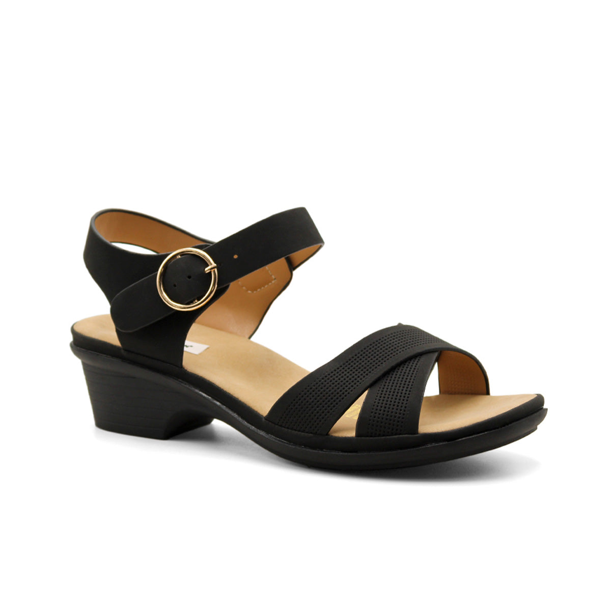 Sandalias De Piso  Color Negro Para Mujer De Rbcollection