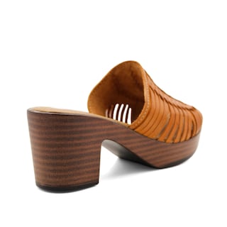 Foto 3 | Sandalias de Piso RB Collection Café para Mujer