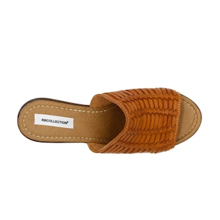 Foto 5 | Sandalias de Piso RB Collection Café para Mujer