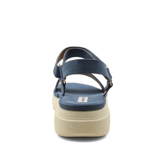Foto 4 | Sandalias De Piso Color Azul Para Mujer De Rbcollection