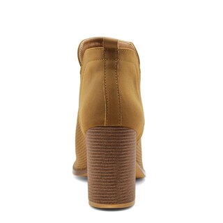 Foto 4 | Sandalia con Tacón RB Collection Camel para Mujer