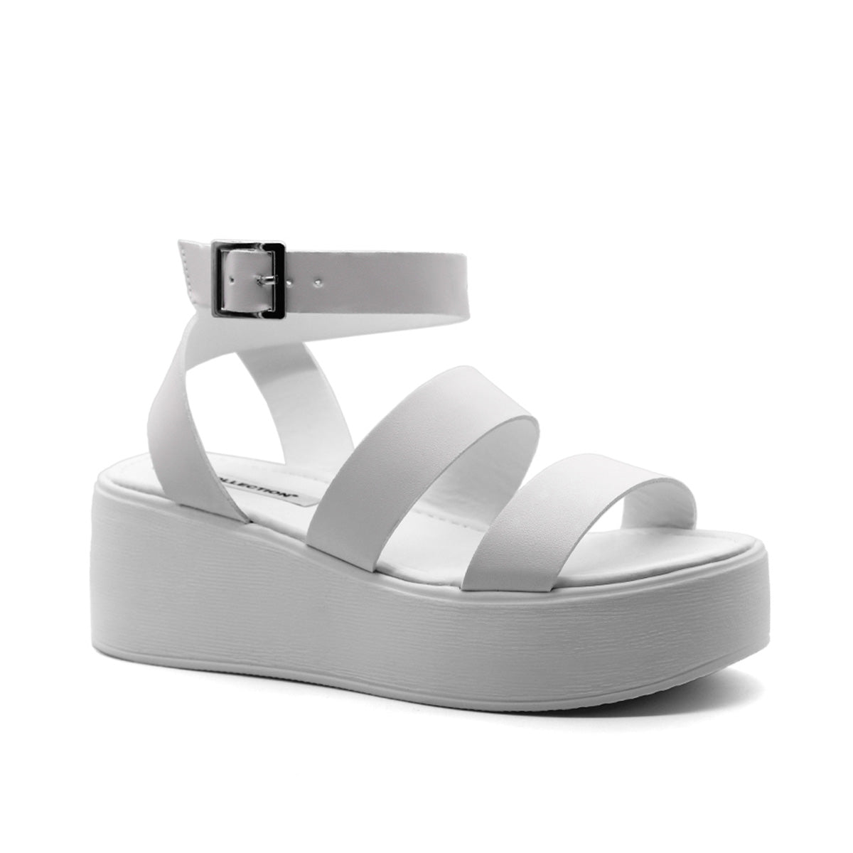 Sandalias De Piso  Color Blanco Para Mujer De Rbcollection