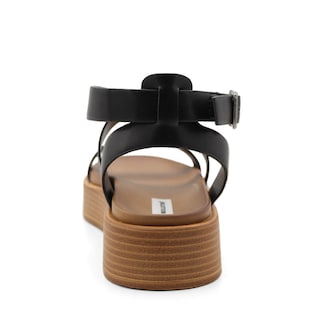 Foto 4 | Sandalias de Piso RB Collection Negras para Mujer