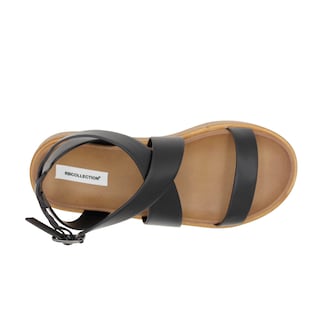 Foto 5 | Sandalias de Piso RB Collection Negras para Mujer