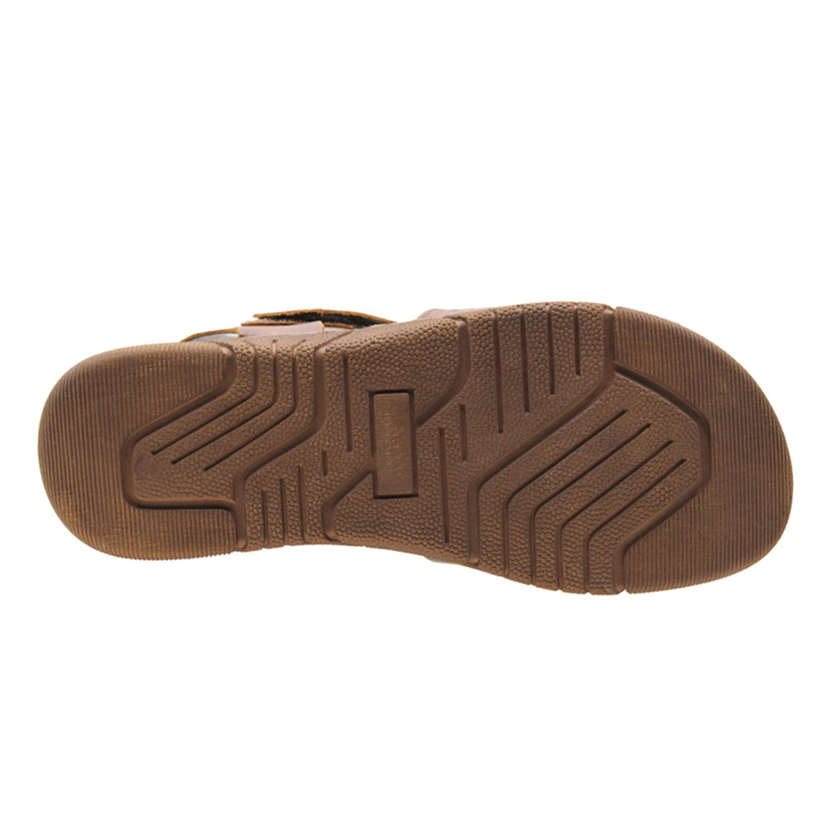 Foto 5 pulgar | Sandalias De Piso Exterior Piel Color Café Para Mujer De Rbcollection