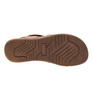 Foto 4 | Sandalias De Piso Exterior Piel Color Café Para Mujer De Rbcollection