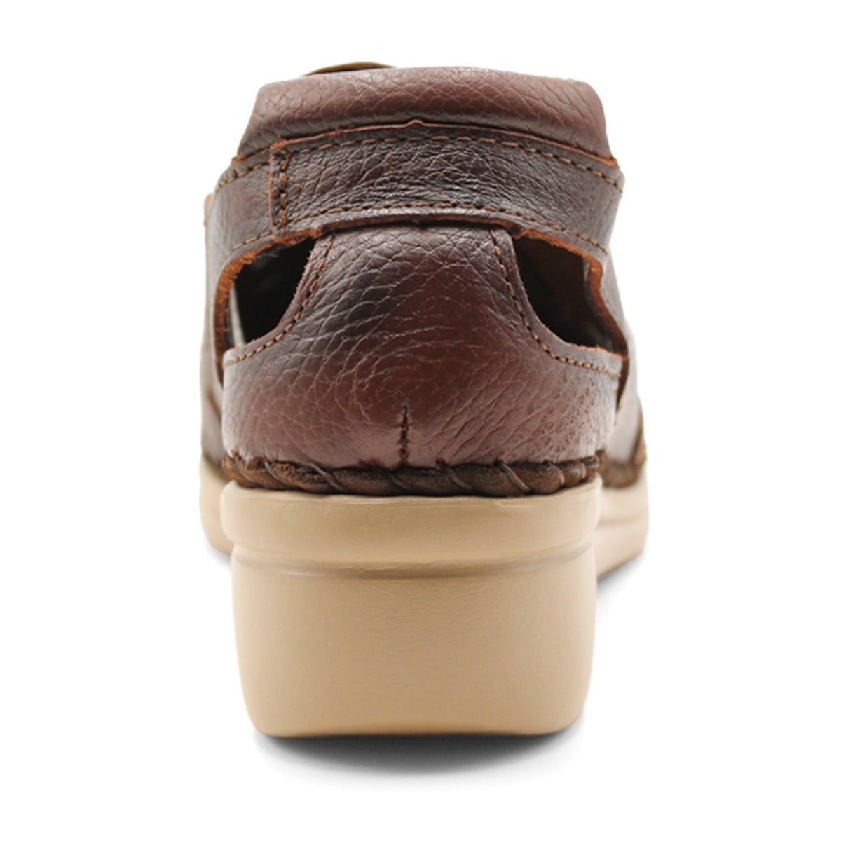 Foto 5 pulgar | Sandalias Rbcollection de Piel Café para Mujer