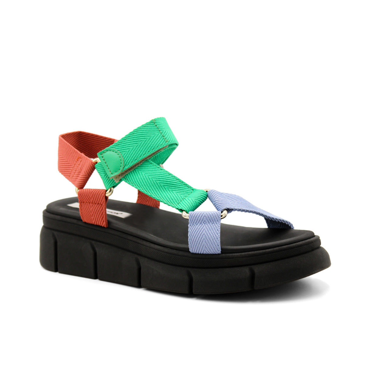 Sandalias Rbcollection de Piso Negro para Mujer