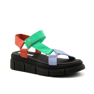 Foto 1 | Sandalias Rbcollection de Piso Negro para Mujer
