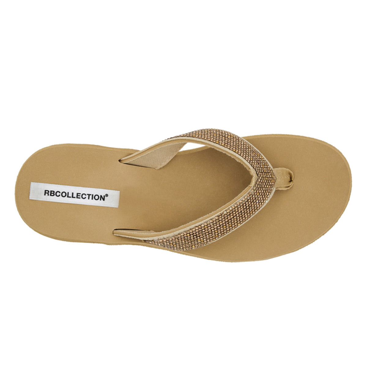 Foto 4 pulgar | Sandalias De Piso Exterior Textil Color Beige  Para Mujer De Rbcollection