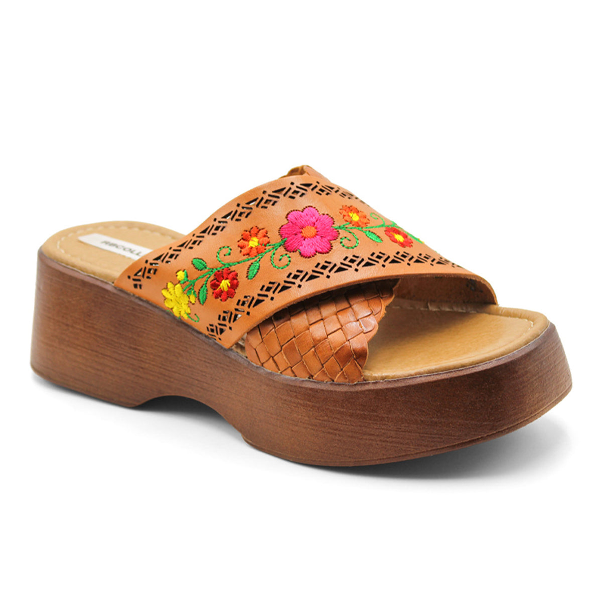 Sandalias De Piso Exterior Sintético Color Café Para Mujer De Rbcollection