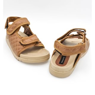 Foto 5 | Sandalias de Piso RBCollection Exterior Sintético Café para Mujer