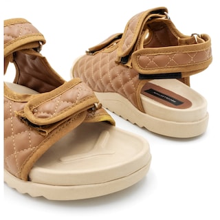 Foto 6 | Sandalias de Piso RBCollection Exterior Sintético Café para Mujer