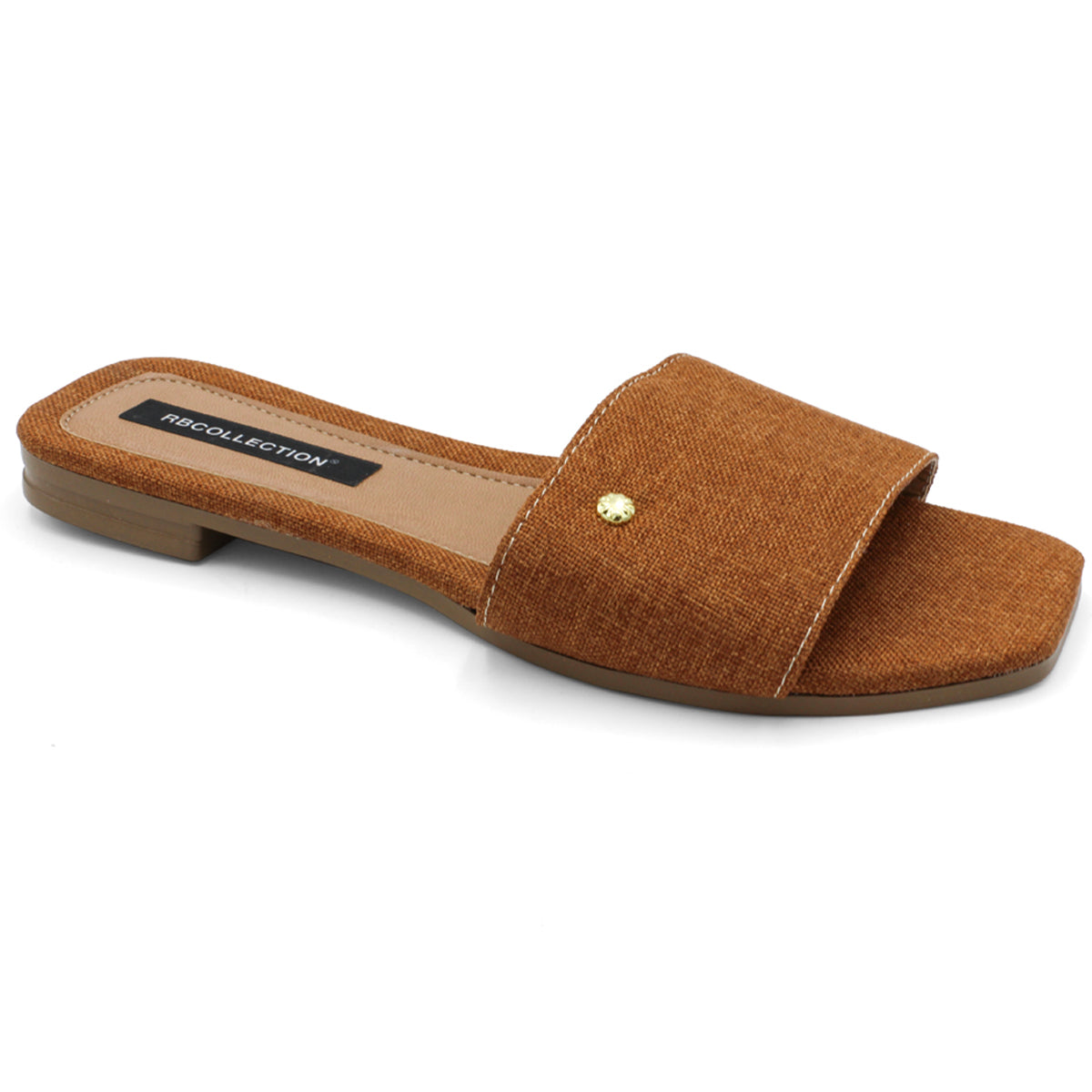 Foto 2 pulgar | Sandalias de Piso Rbcollection Exterior Textil Azules para Mujer