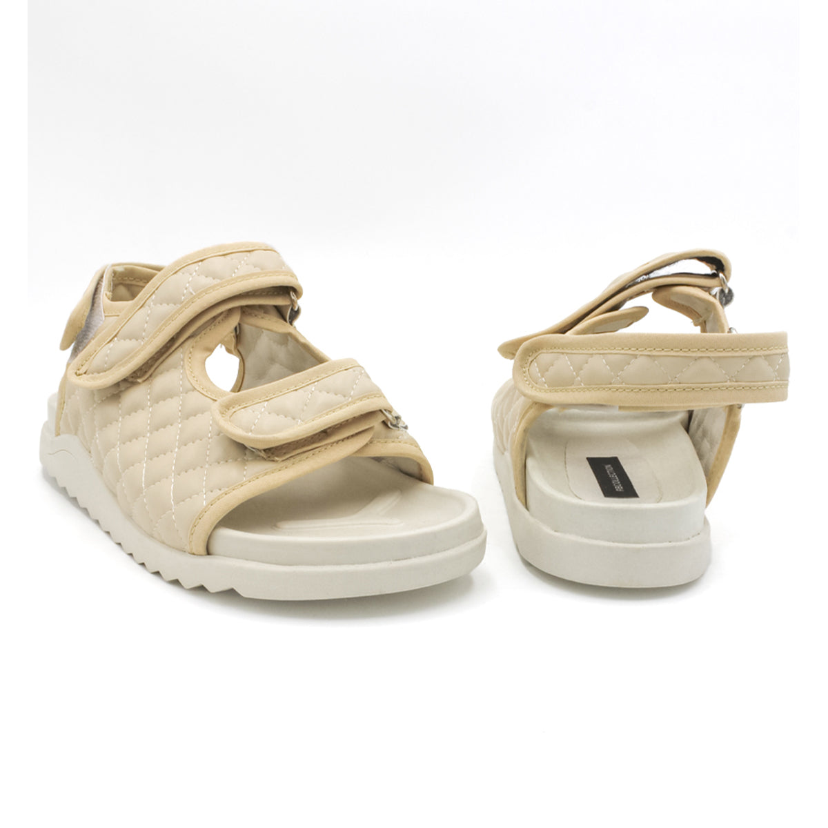 Foto 6 pulgar | Sandalias Rbcollection Beige Para Mujer