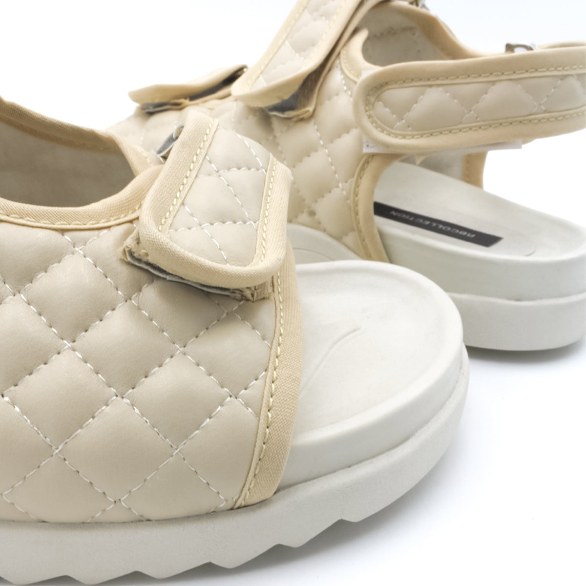 Foto 7 pulgar | Sandalias Rbcollection Beige Para Mujer