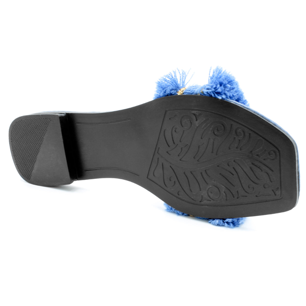 Foto 5 pulgar | Sandalias de Piso Rbcollection Textil Color Azul para Mujer
