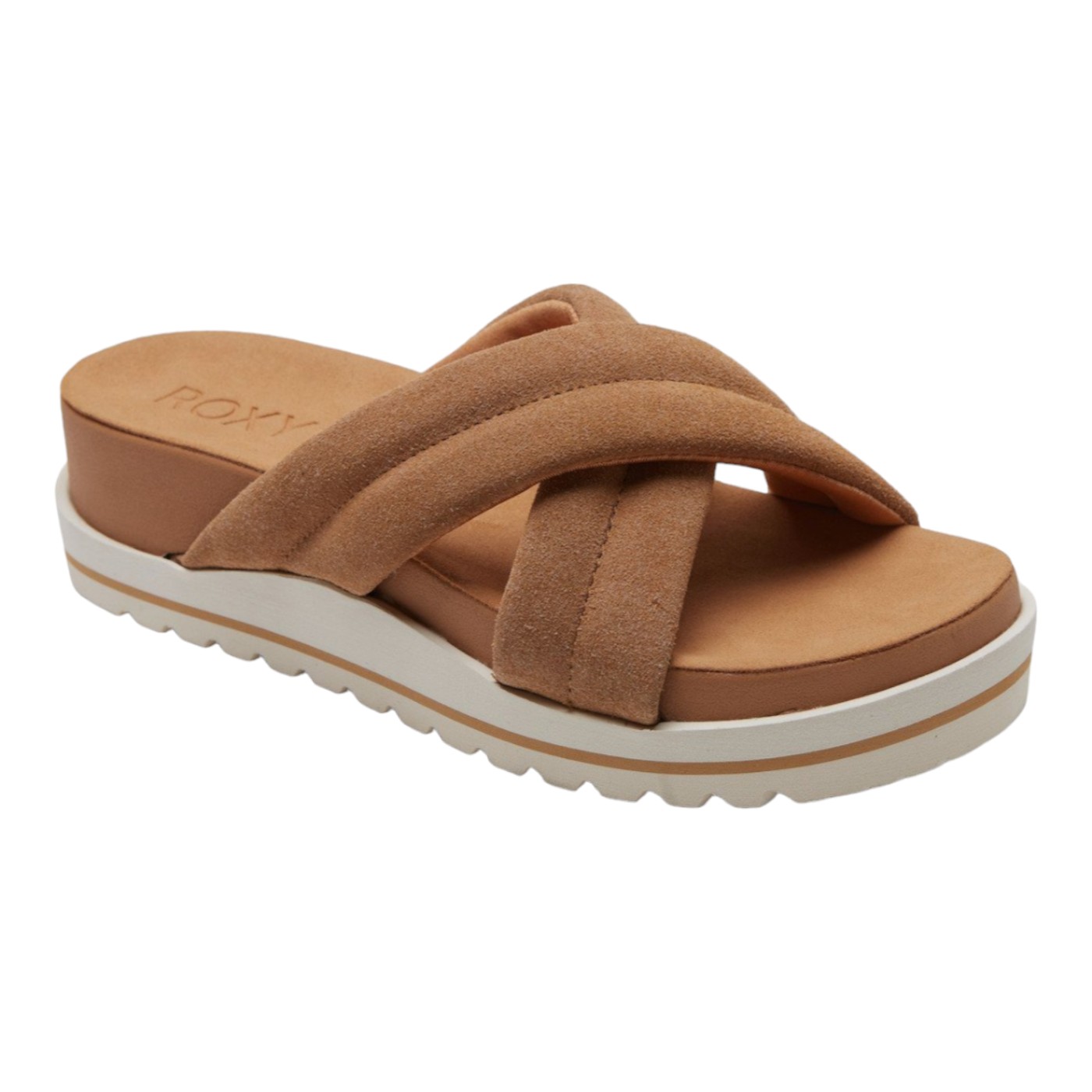 Foto 2 | Sandalias Roxy Veria Para Mujer Color Cafe Modelo Arjl200806tan