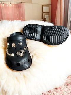 Foto 3 | Sandalia Con Charms Antideslizante Sand-1026 Negro Duraderas