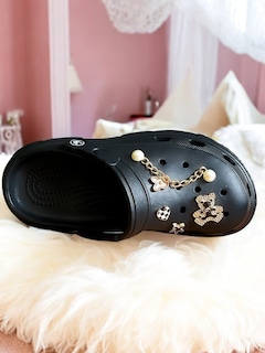 Foto 4 | Sandalia Con Charms Antideslizante Sand-1026 Negro Duraderas