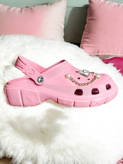 Foto 5 | Sandalia Con Charms Antideslizante Sand-1026 Rosa Duraderas