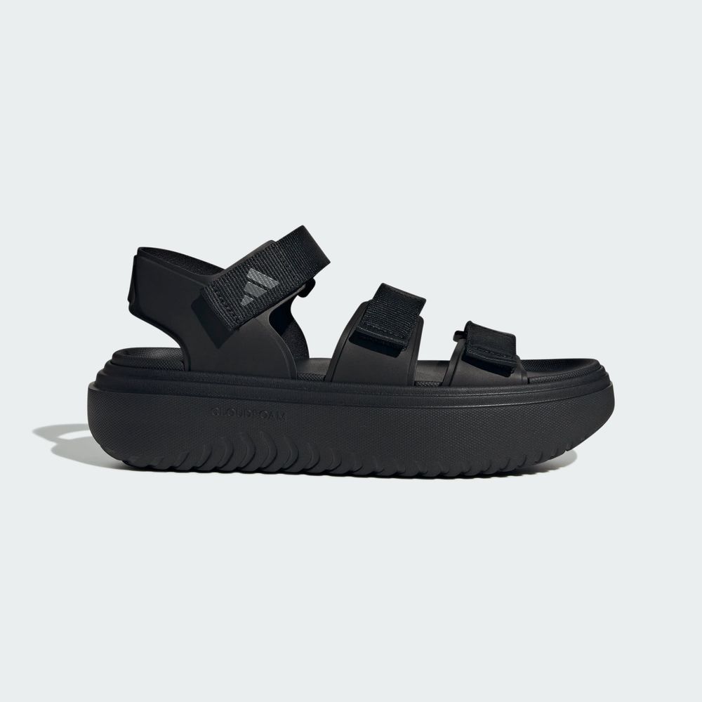 Foto 2 | Sandalias Slyn Adidas Negro Mujer