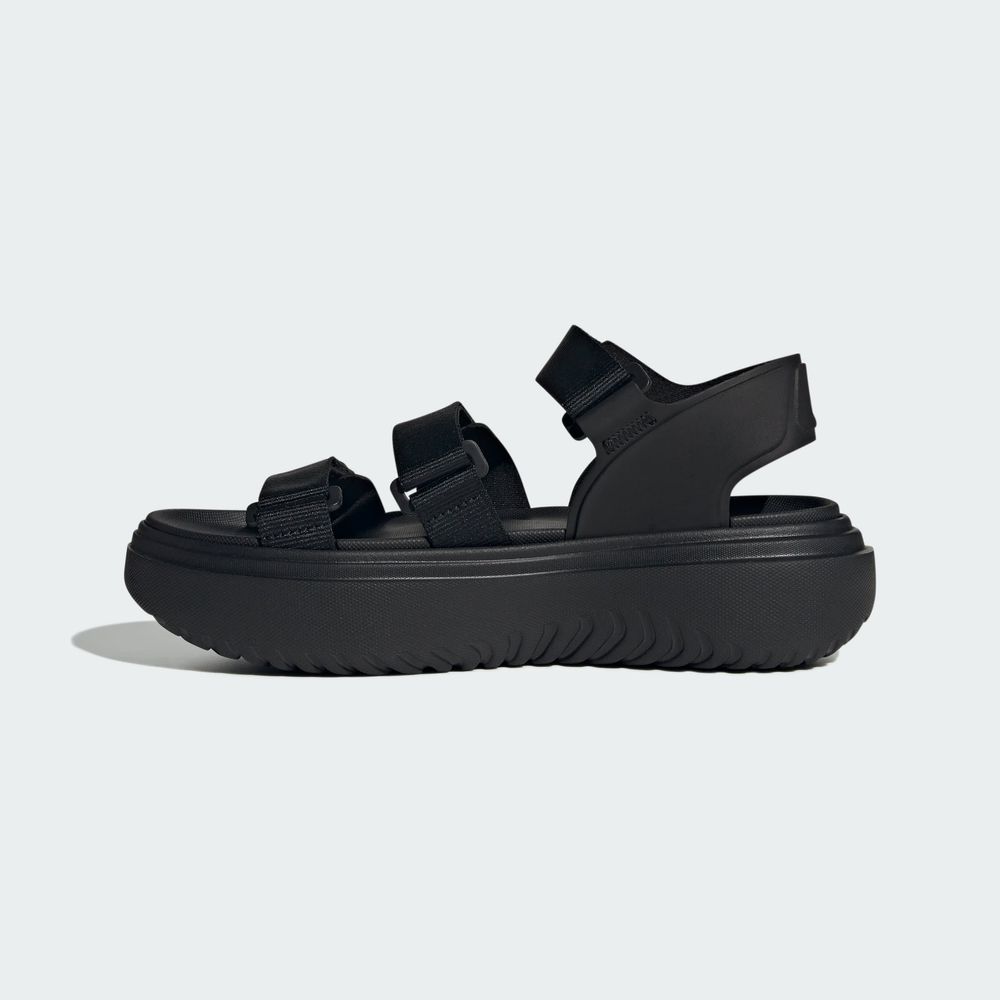 Foto 3 | Sandalias Slyn Adidas Negro Mujer