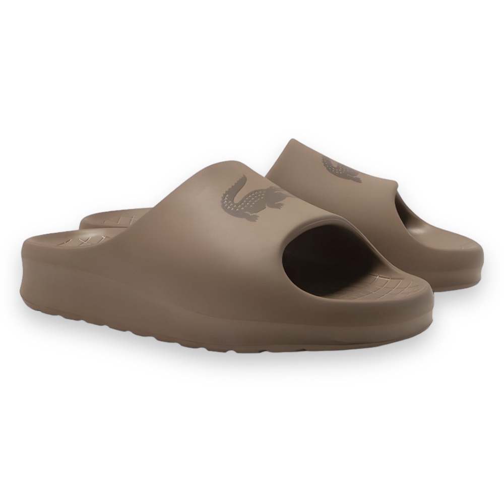 Foto 2 | Sandalia Lacoste Serve Slide Brown Dark Mujer 745cfa0028267