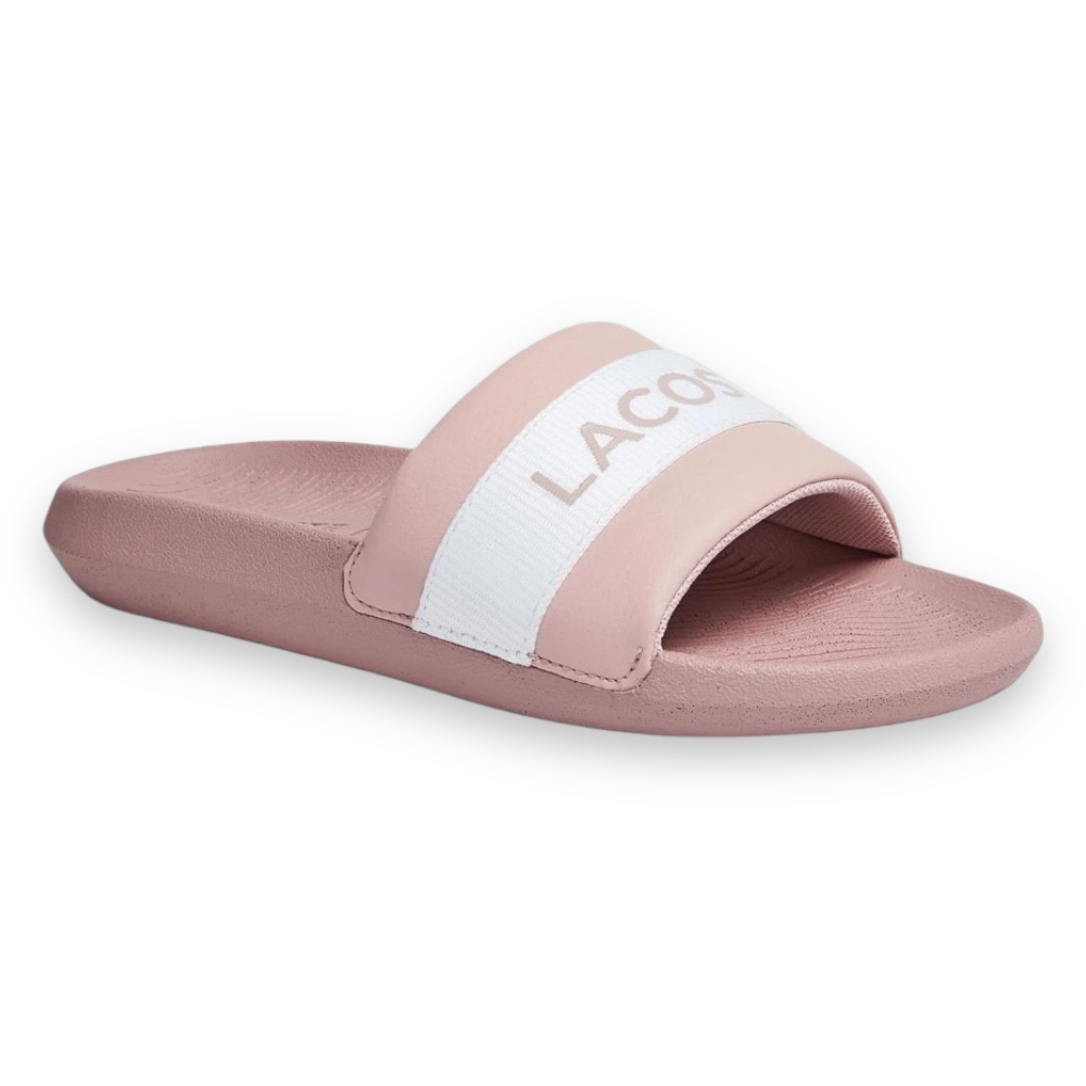 Foto 2 pulgar | Sandalia Lacoste Rosa Con Blanco Logo ''lacoste Letras'' Mujer 41cfa0011mx_208