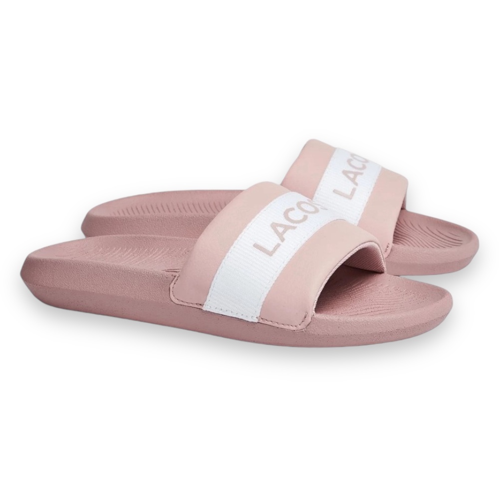 Foto 3 pulgar | Sandalia Lacoste Rosa Con Blanco Logo ''lacoste Letras'' Mujer 41cfa0011mx_208