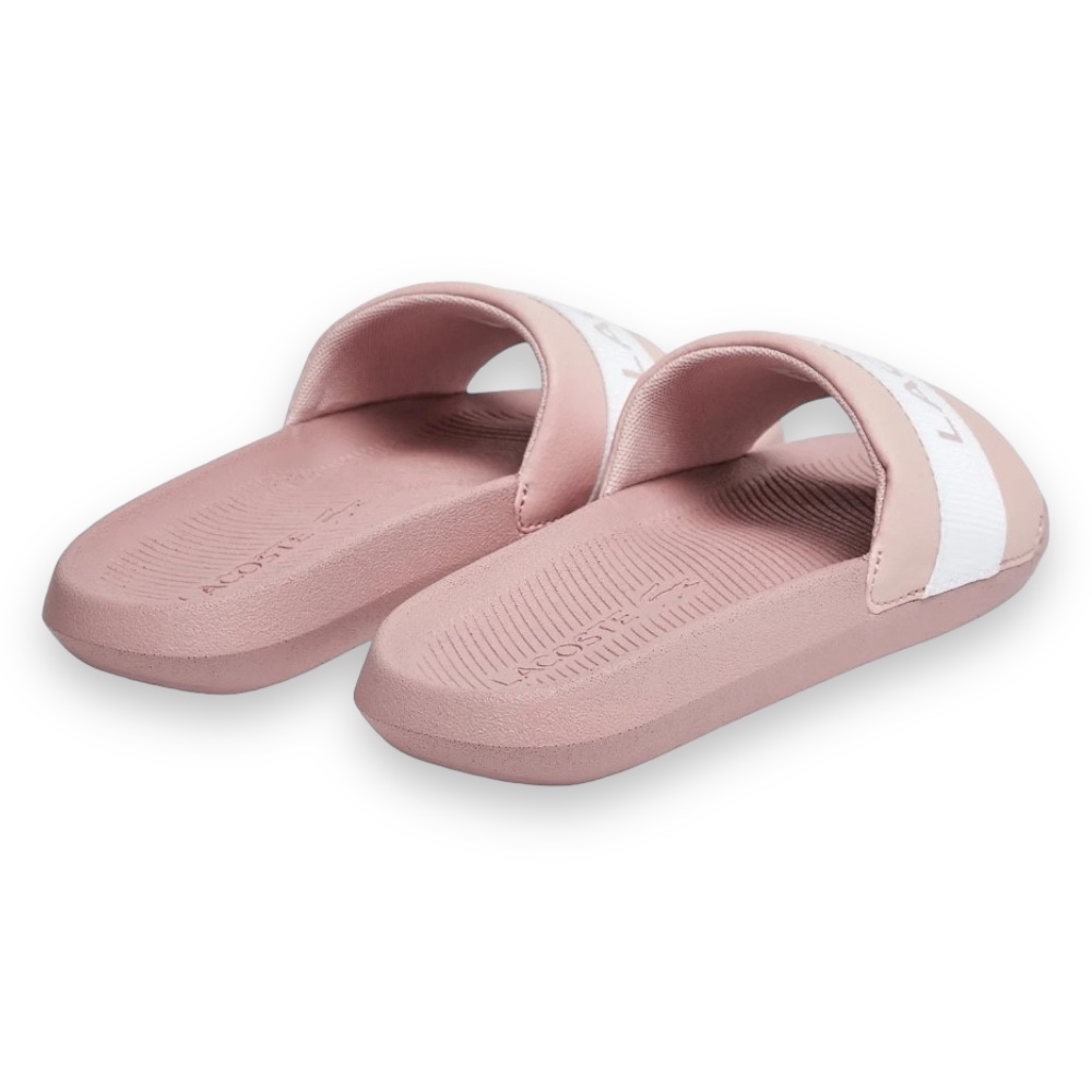 Foto 4 pulgar | Sandalia Lacoste Rosa Con Blanco Logo ''lacoste Letras'' Mujer 41cfa0011mx_208