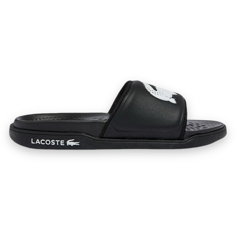 Sandalia Lacoste Negra Croco Dualiste Negro Con Blanco Mujer De Descanso 743cfa0040312